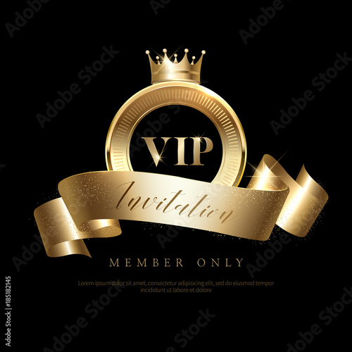 Luxury vip invitations and coupon backgrounds