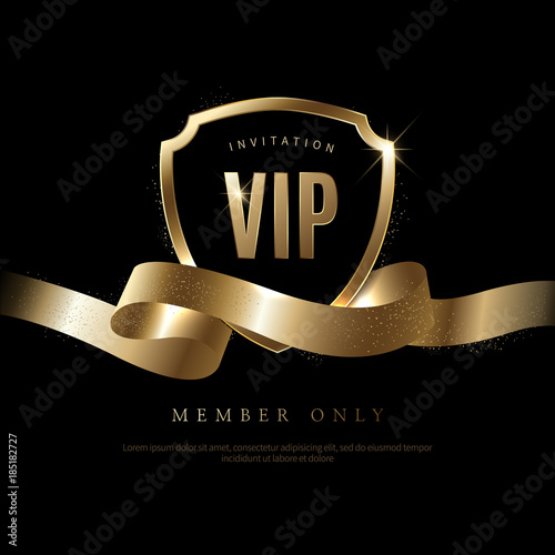 Luxury vip invitations and coupon backgrounds