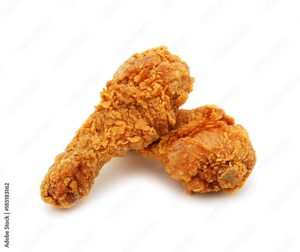 Fried Chicken on white