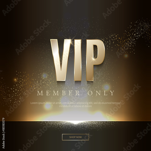 Luxury vip invitations and coupon backgrounds