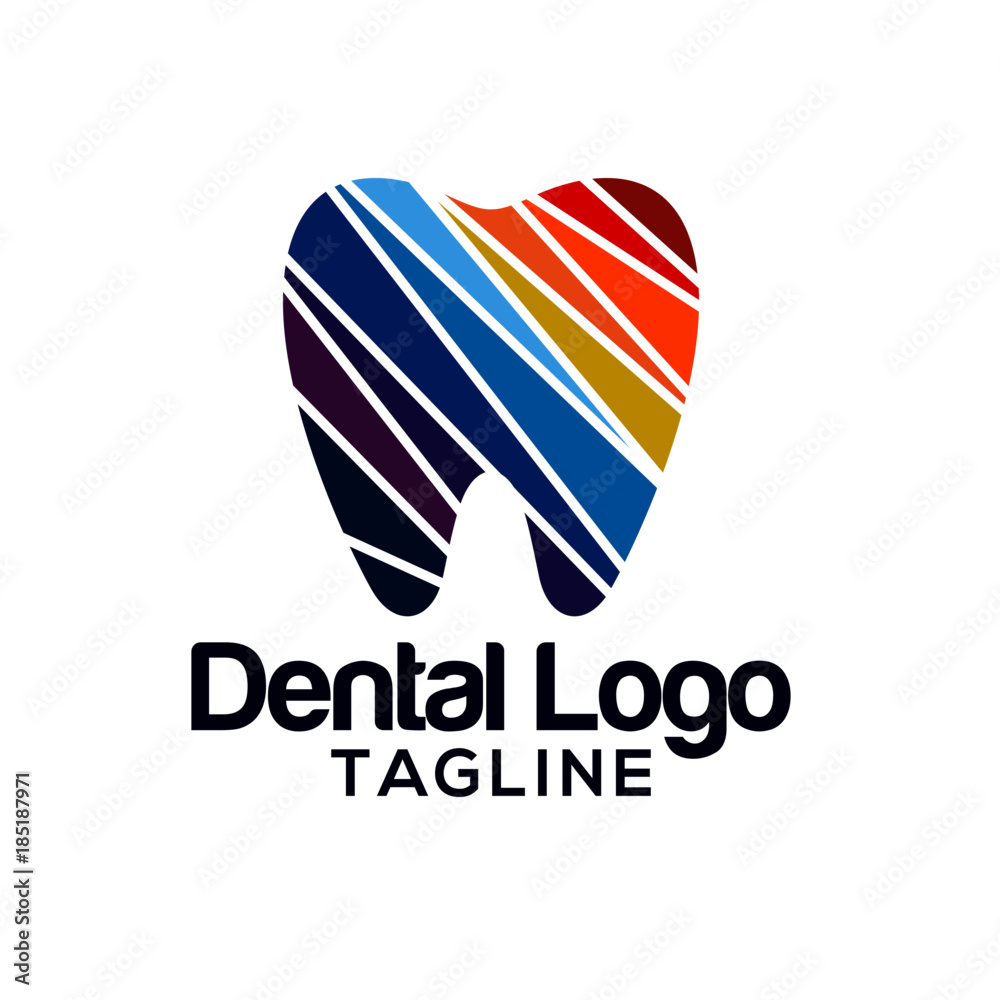 Dental Dentist Logo design template