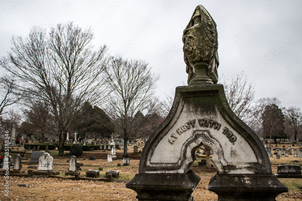 Fototapeta premium Cemetery in Alabama
