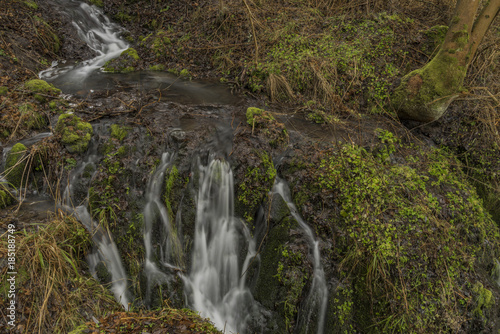 Lucinskosvatoborske waterfalls near Carlsbad spa town