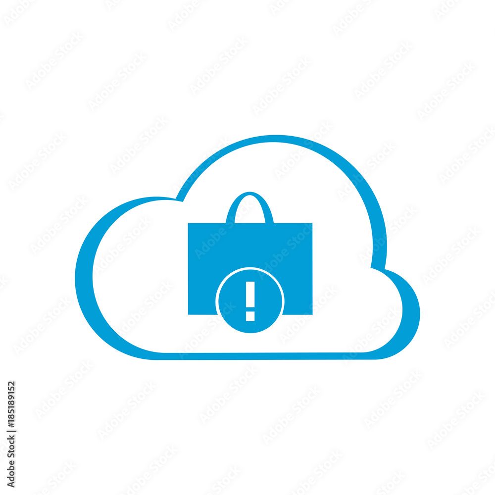 Shopping bag icon. Vector Illustration Shopping bag icon. Vector Illustration