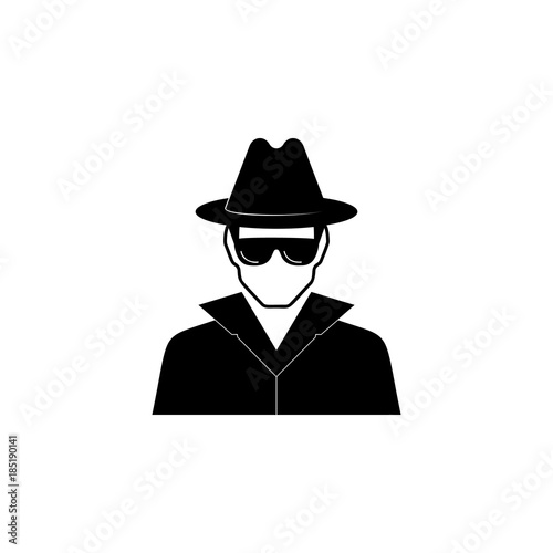 spy avatar icon. Characters of professions Icon. Premium quality graphic design. Signs, symbols collection, simple icon for websites, web design, mobile app