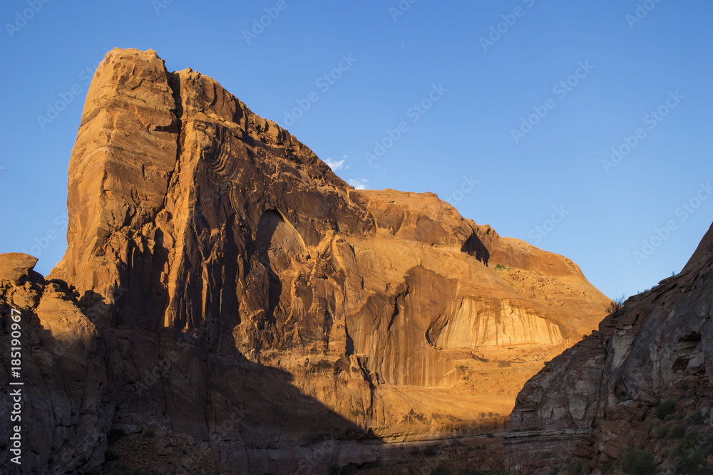 Canyon Wall Under Sunlight
