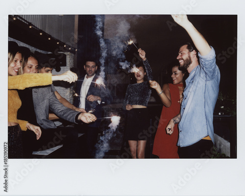 People enjoying a party photo