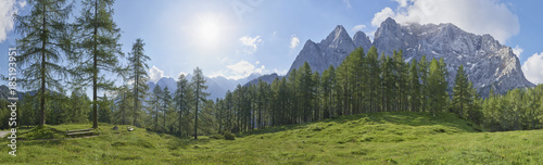 Beautiful Mountain Range Panorama Landscape