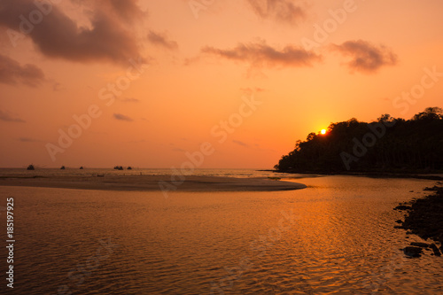 Sunset at Khlong Chao Beach, Ko Kut, Thailand