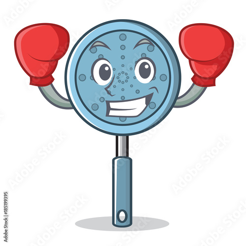 Boxing skimmer utensil character cartoon