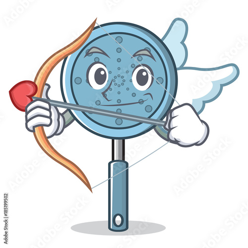 Cupid skimmer utensil character cartoon