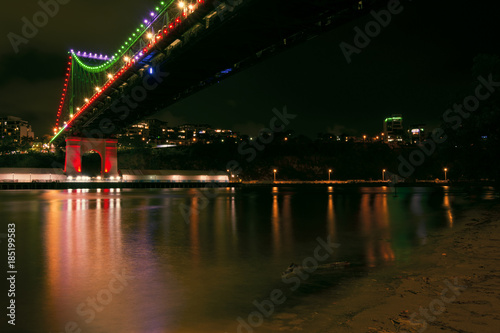 Iconic Story Bridge in Brisbane, Queensland, Australia.