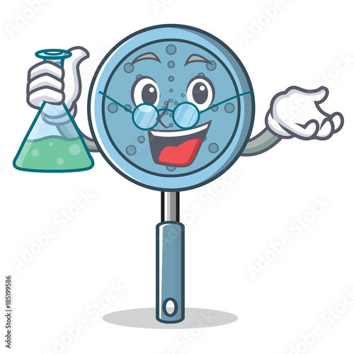 Professor skimmer utensil character cartoon