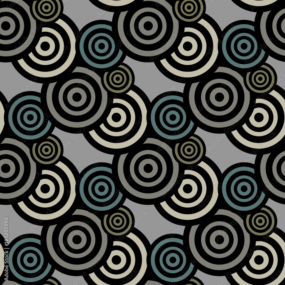 seamless pattern with circles