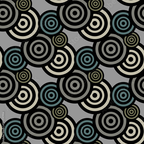 seamless pattern with circles