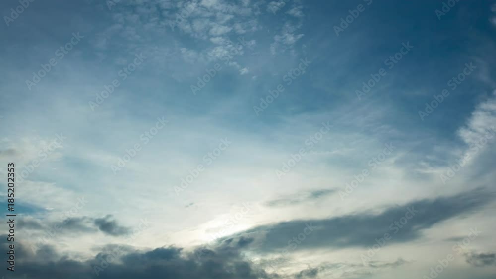 4K-time lapse of blue sky and clouds in summer season 4K-time lapse of blue sky and clouds in summer season