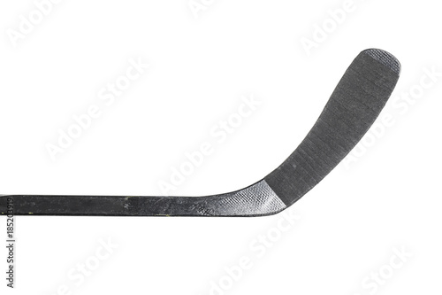Black Hockey Stick Isolated
