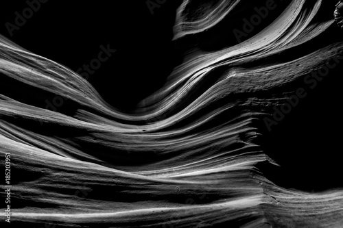 antelope canyon black and white