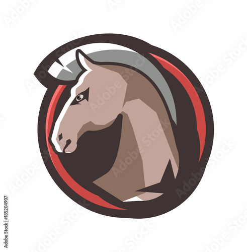 horse head emblem