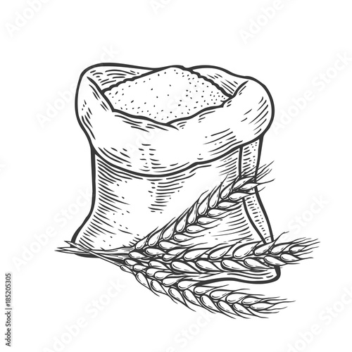 Hand drawn Sack