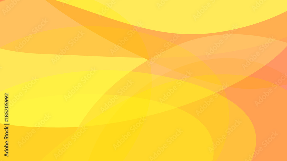 Abstract simple yellow and orange technology background. Light warm  gradient colors rounded shapes texture for software design, web, apps  wallpaper. Stock Vector | Adobe Stock
