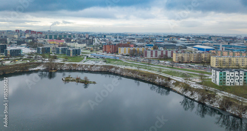 Aerial view of City Tallinn Estonia © photoexpert