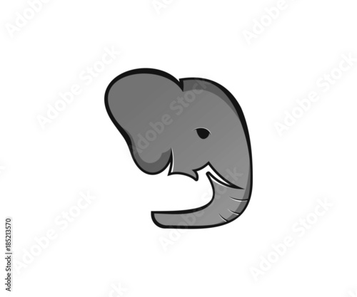 elephant logo vector