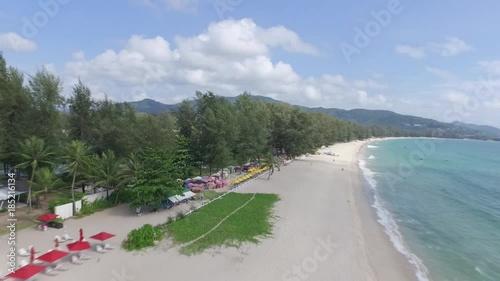 Flying over the Bangtao Beach