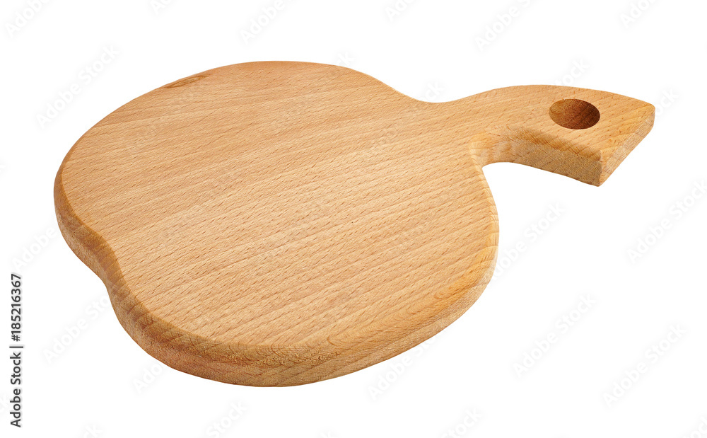 wooden board for kitchen utensils on white background wooden board for kitchen utensils on white background