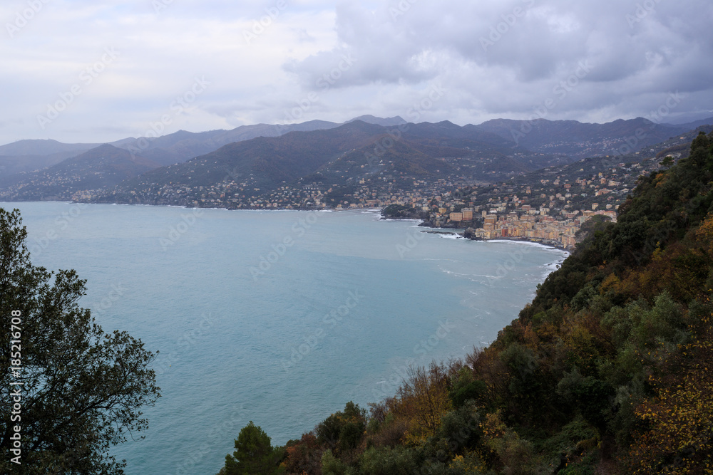 Camogli vista da San Rocco - promontorio di Portofino 