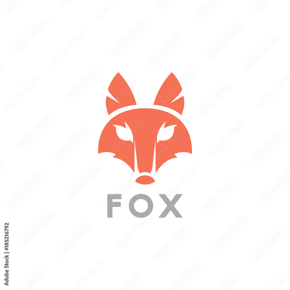 Obraz premium Fox Logo Template. 