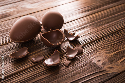 Photography easter tasty chocolate egg
