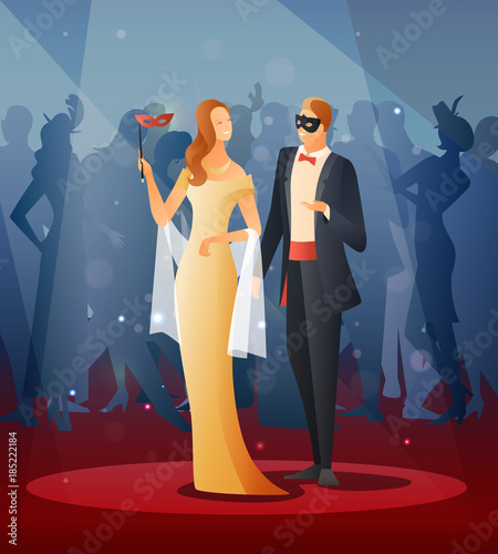 Masquerade Party Illustrations