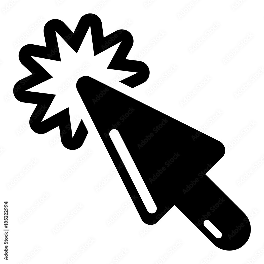 Cursor technology icon, simple black style Cursor technology icon, simple black style