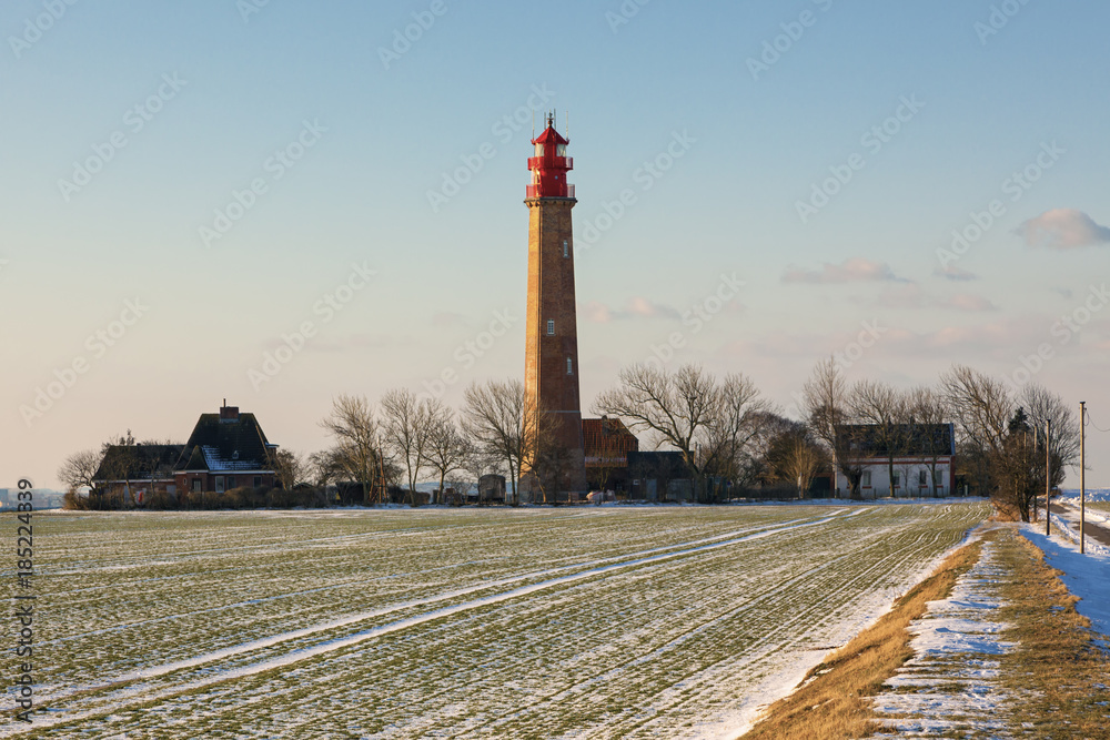 Lighthouse of Flügge, Fehmarn, Germany