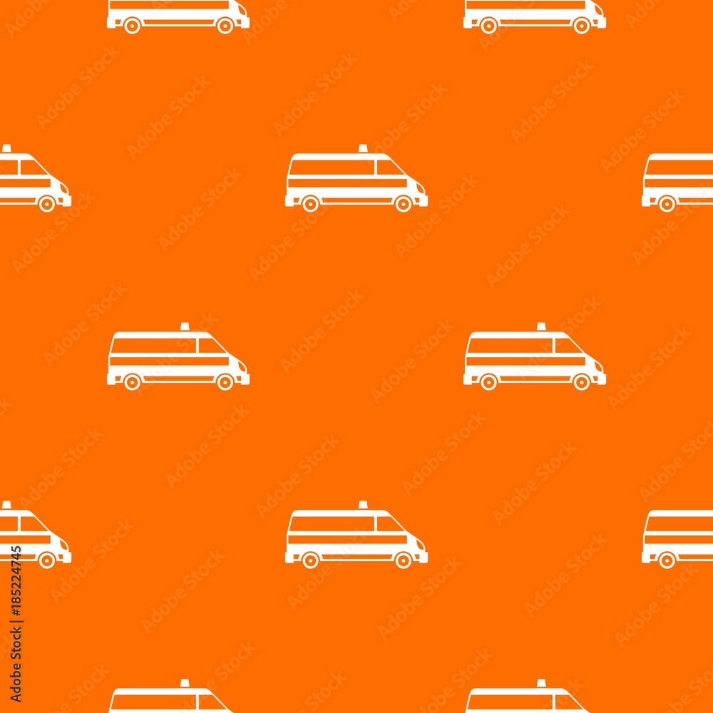 Ambulance car pattern seamless Ambulance car pattern seamless