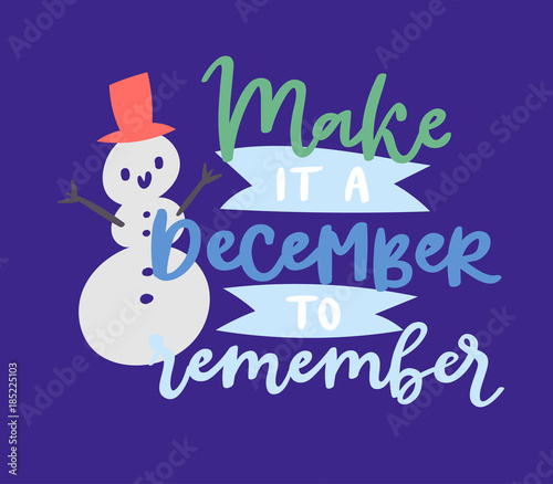 Winter Hello logo vector badge text letters motivation welcome wintertime phrases and quotes illustration lettering