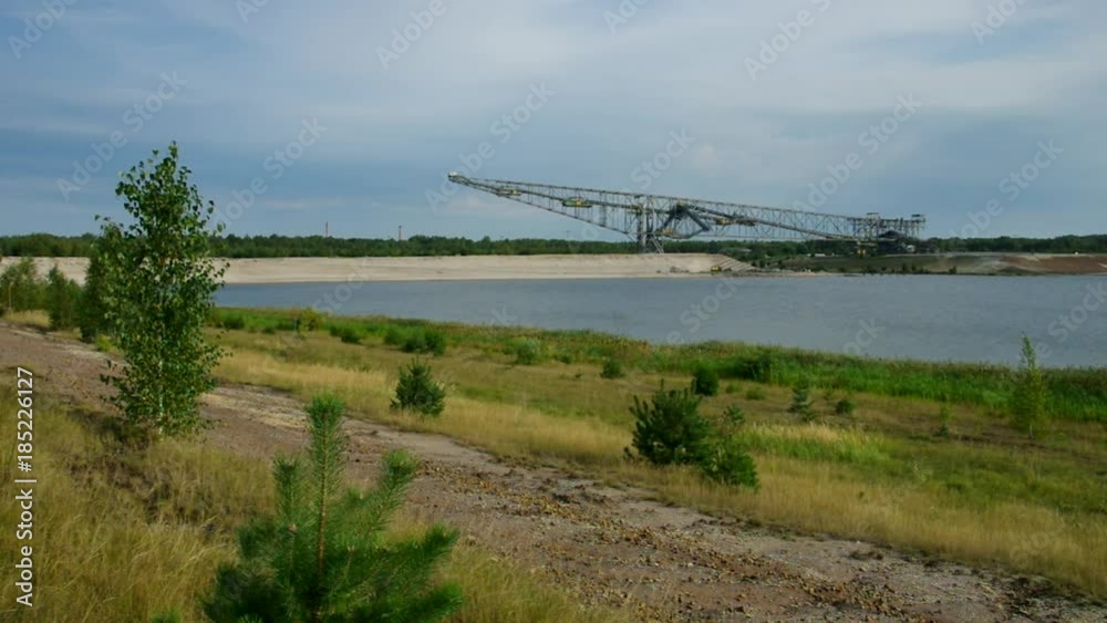 Förderbrücke F60 im Lausitzer Seenland