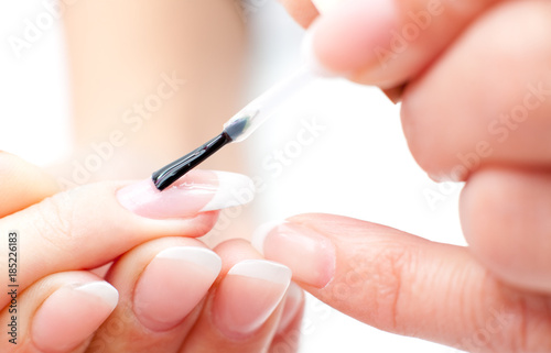 manicure procedure  macro