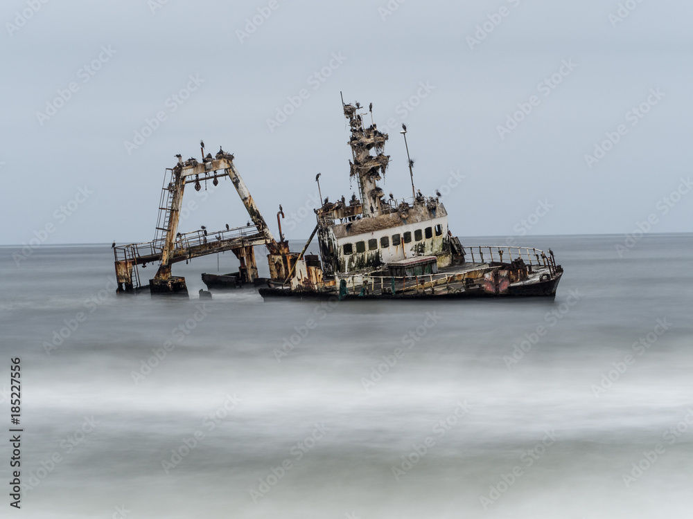 Shipwreck on the Skeleton Coast Shipwreck on the Skeleton Coast