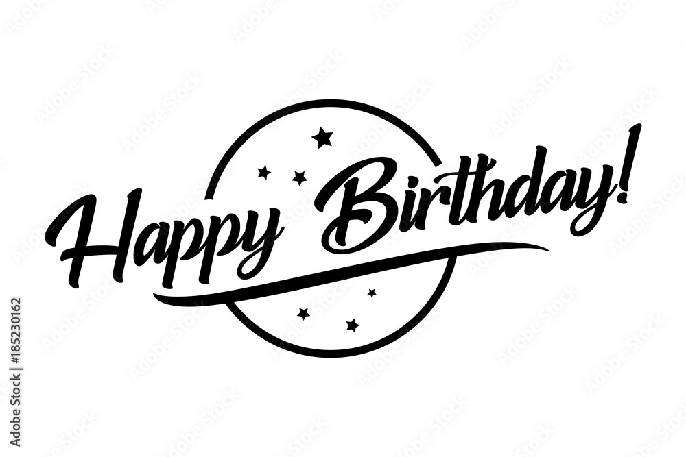 Fotografie Happy Birthday card