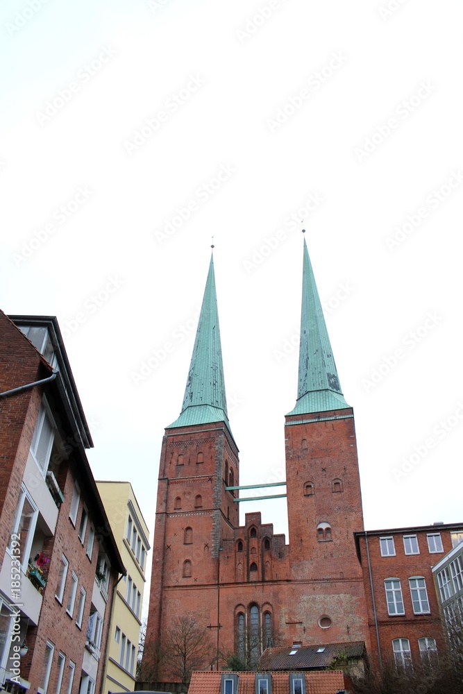 Der Dom in Lübeck.