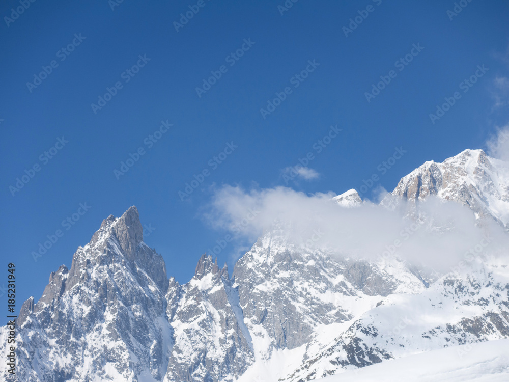 Monte Bianco alta montagna 