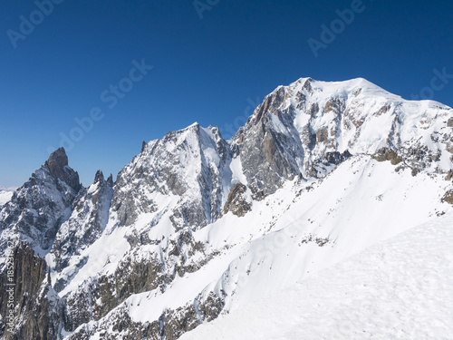 Monte Bianco alta montagna 