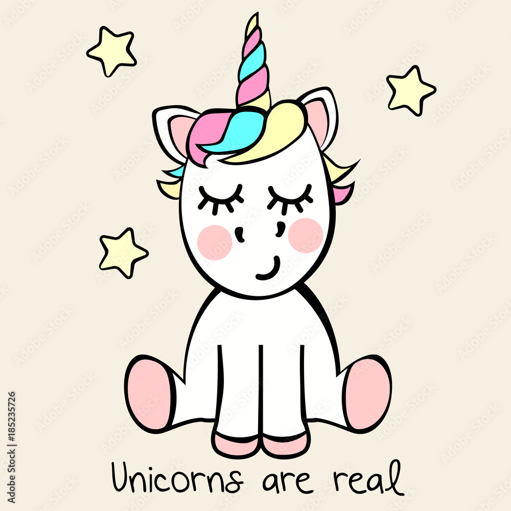Unicorn with stars Unicorn with stars