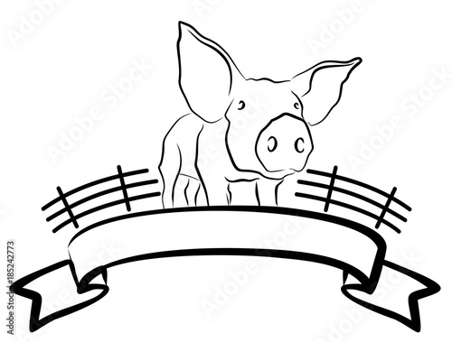 Pig farm.