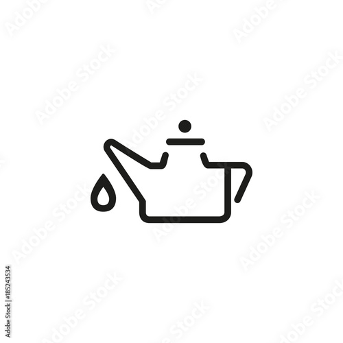 Oiler can line icon