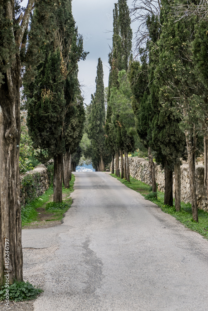 Street to the Church of transfiguration