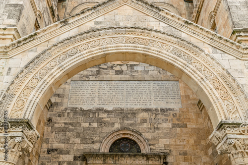 Принти на полотні Portal over the entrance to the Church of transfiguration