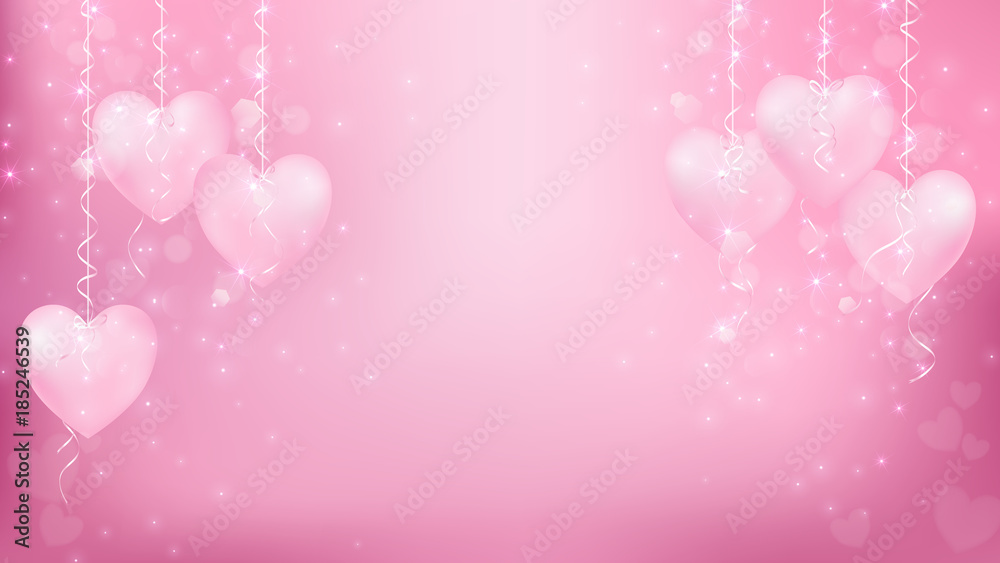 Abstract Background with Light Heart Pink Flare Blank for Text. Stock  Illustration - Illustration of bright, decoration: 52829137